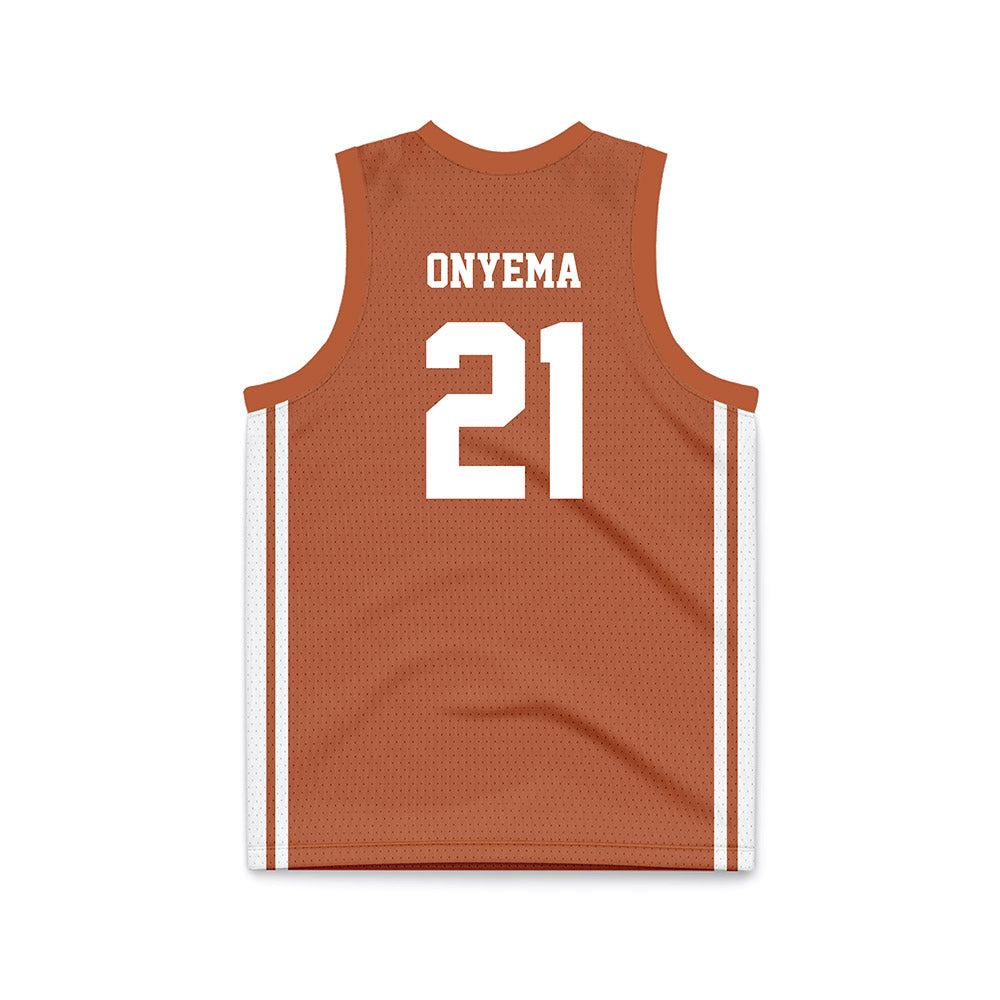 Texas - NCAA Men's Basketball : Ze'rik Onyema - Basketball Jersey