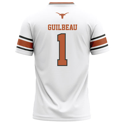 Texas - NCAA Football : Jaylon Guilbeau - White Football Jersey