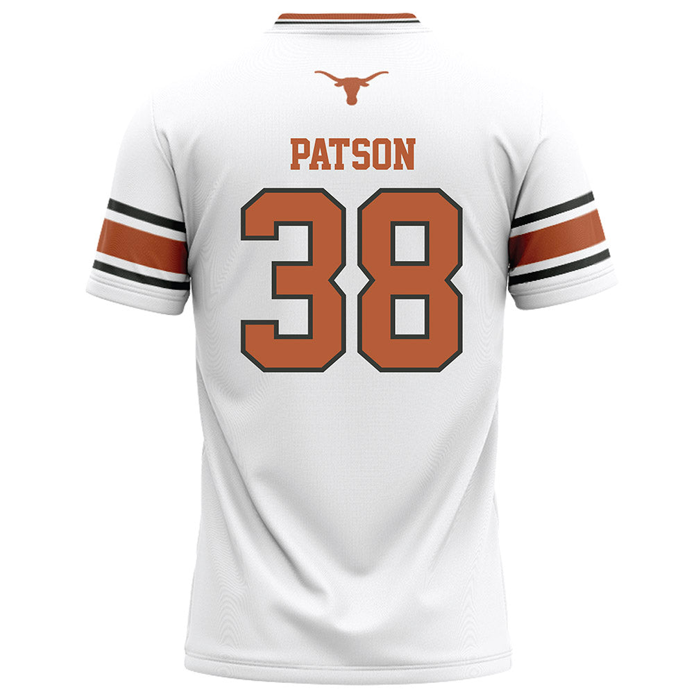 Texas - NCAA Football : Remy Patson - White Football Jersey