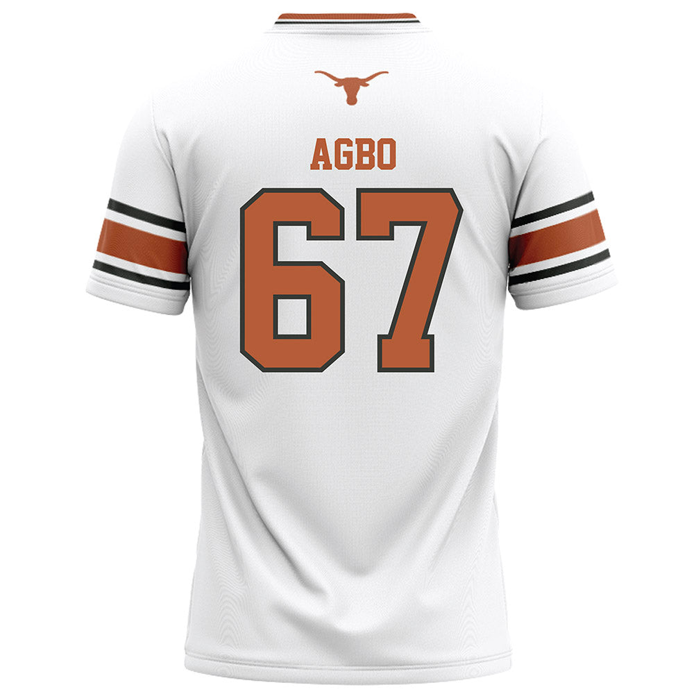 Texas - NCAA Football : Malik Agbo - White Football Jersey