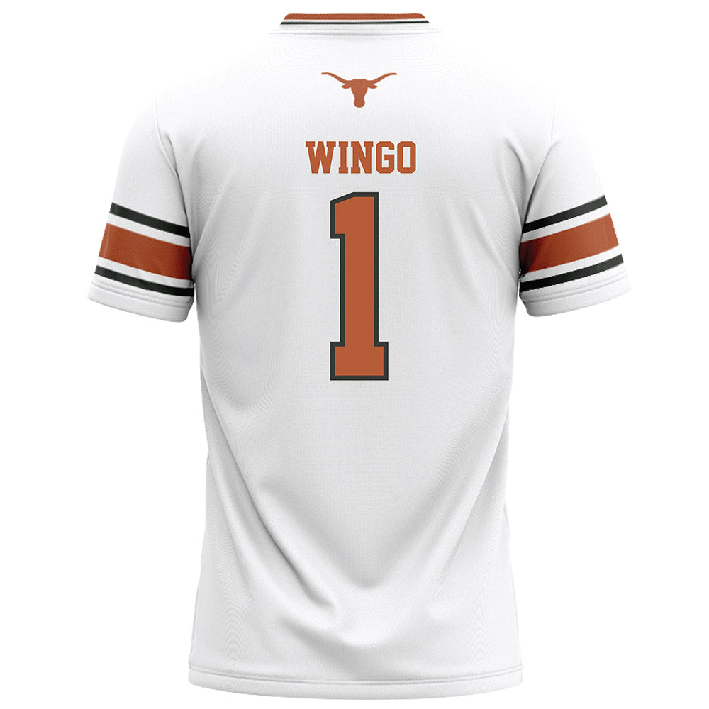 Texas - NCAA Football : Ryan Wingo - White Football Jersey-1