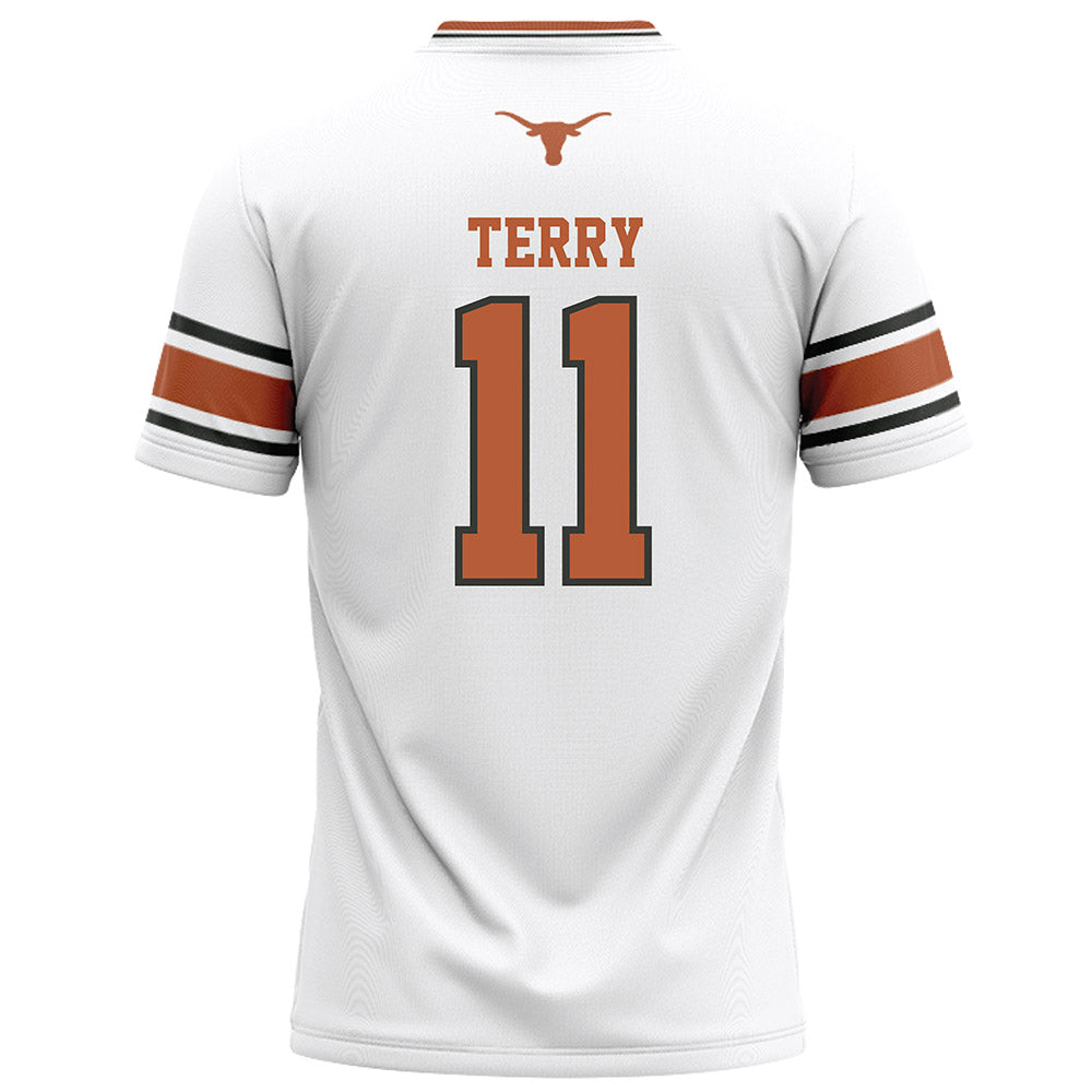 Texas - NCAA Football : Michael Terry - White Football Jersey-1