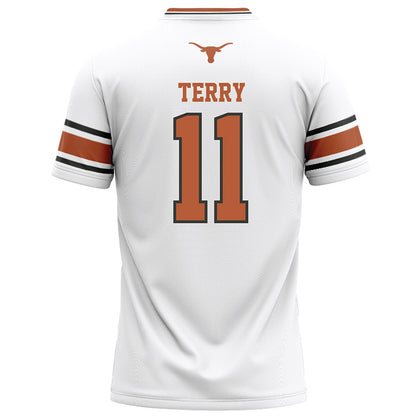 Texas - NCAA Football : Michael Terry - White Football Jersey-1