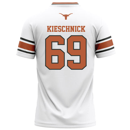 Texas - NCAA Football : Brooks Kieschnick - White Football Jersey-1
