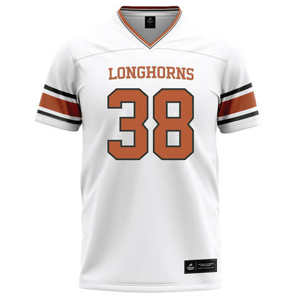 Texas - NCAA Football : Remy Patson - White Football Jersey