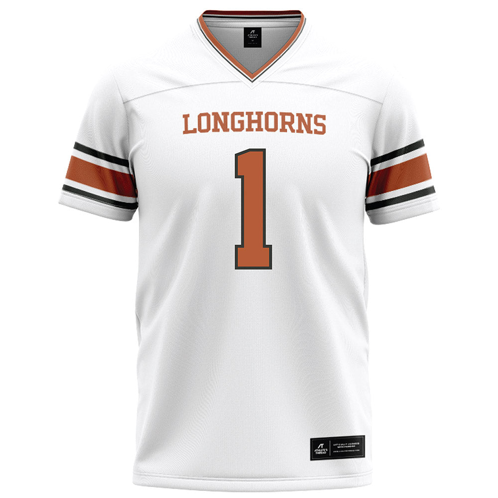 Texas - NCAA Football : Jaylon Guilbeau - White Football Jersey