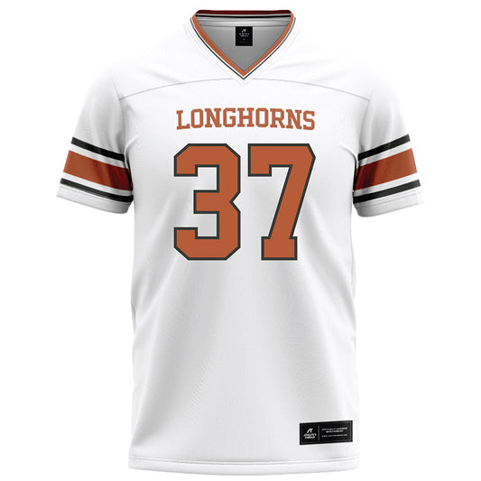 Texas - NCAA Football : Jonathan Cunningham - White Football Jersey-0