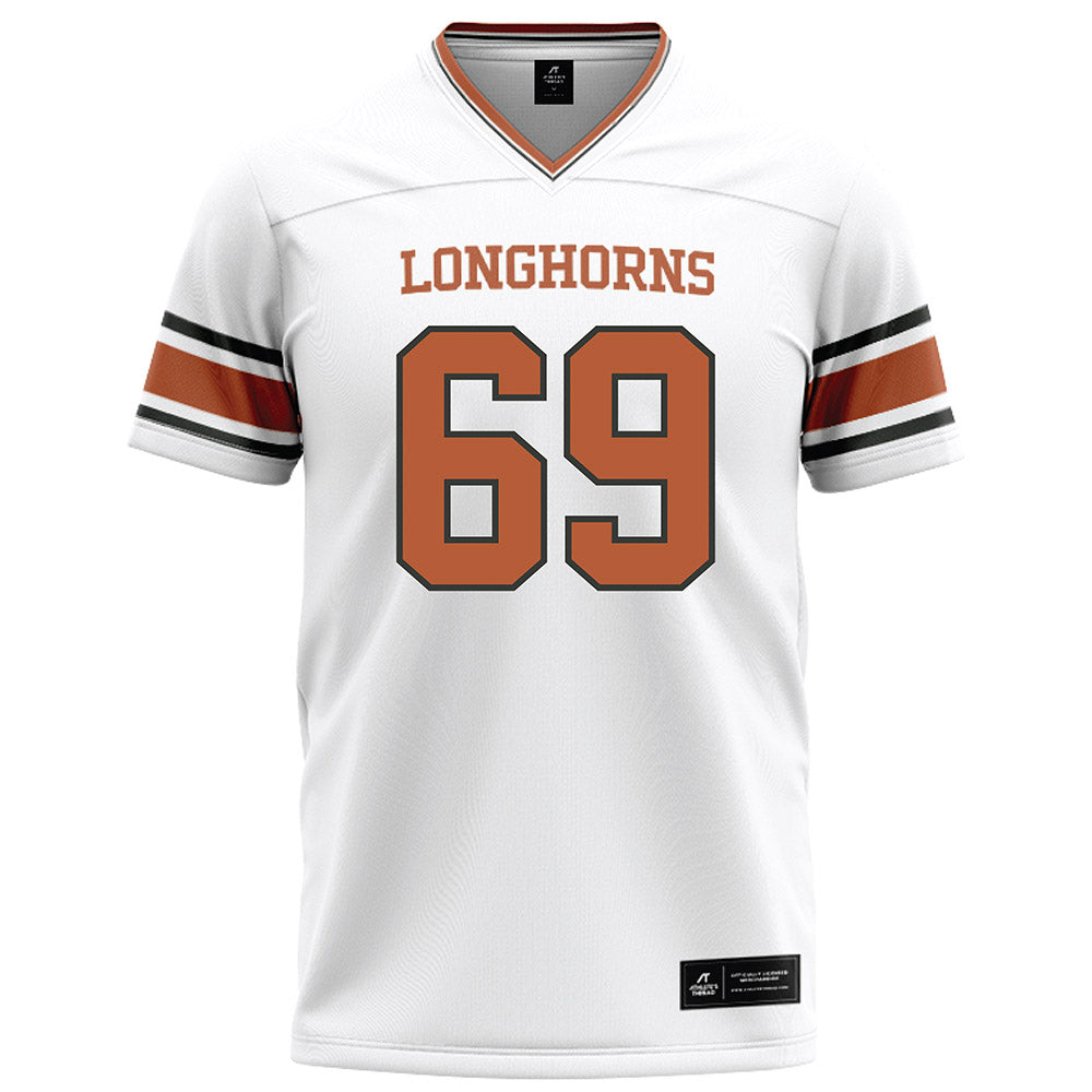 Texas - NCAA Football : Brooks Kieschnick - White Football Jersey-0