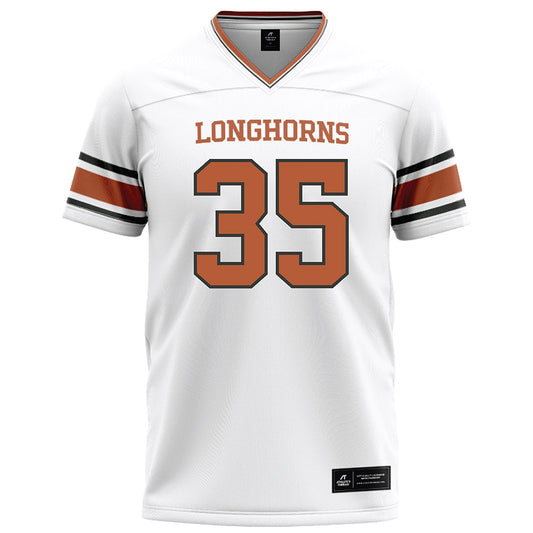 Texas - NCAA Football : McCoy Bruce - White Football Jersey-0