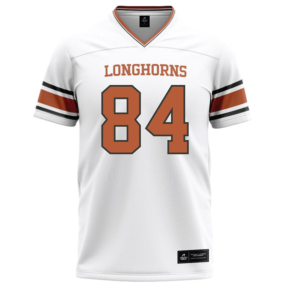 Texas - NCAA Football : Jordan Washington - White Football Jersey