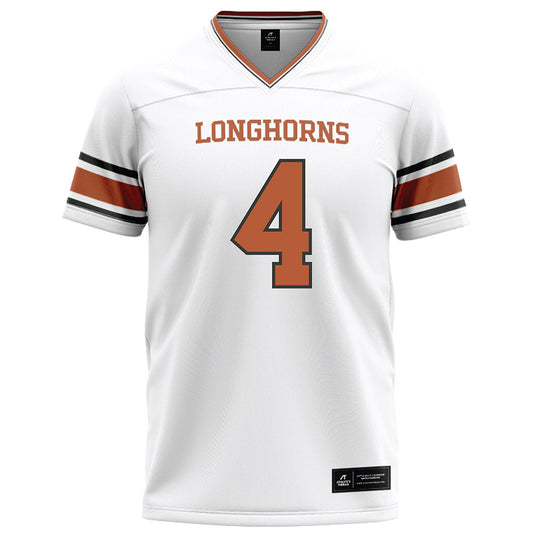 Texas - NCAA Football : Jelani McDonald - White Football Jersey-0