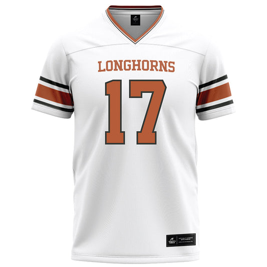 Texas - NCAA Football : Daylan Mccutcheon - White Football Jersey-0