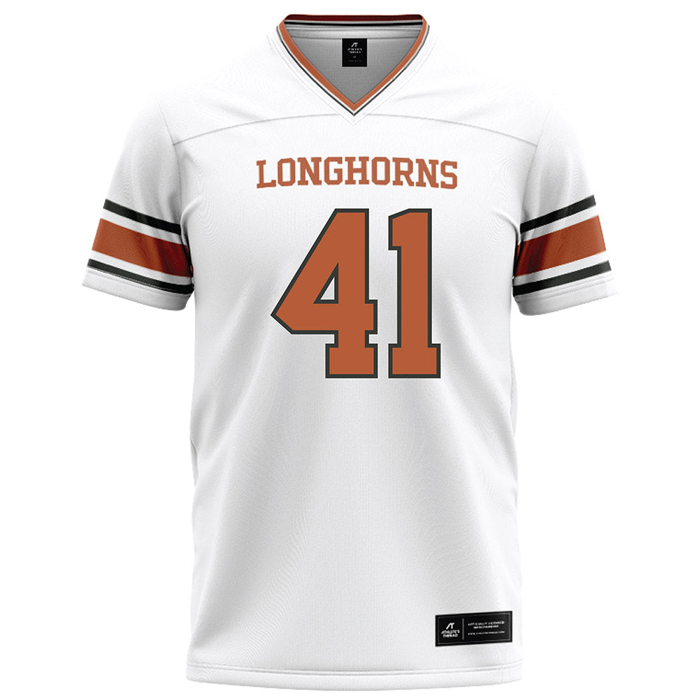 Texas - NCAA Football : Ziky Umeozulu - White Football Jersey