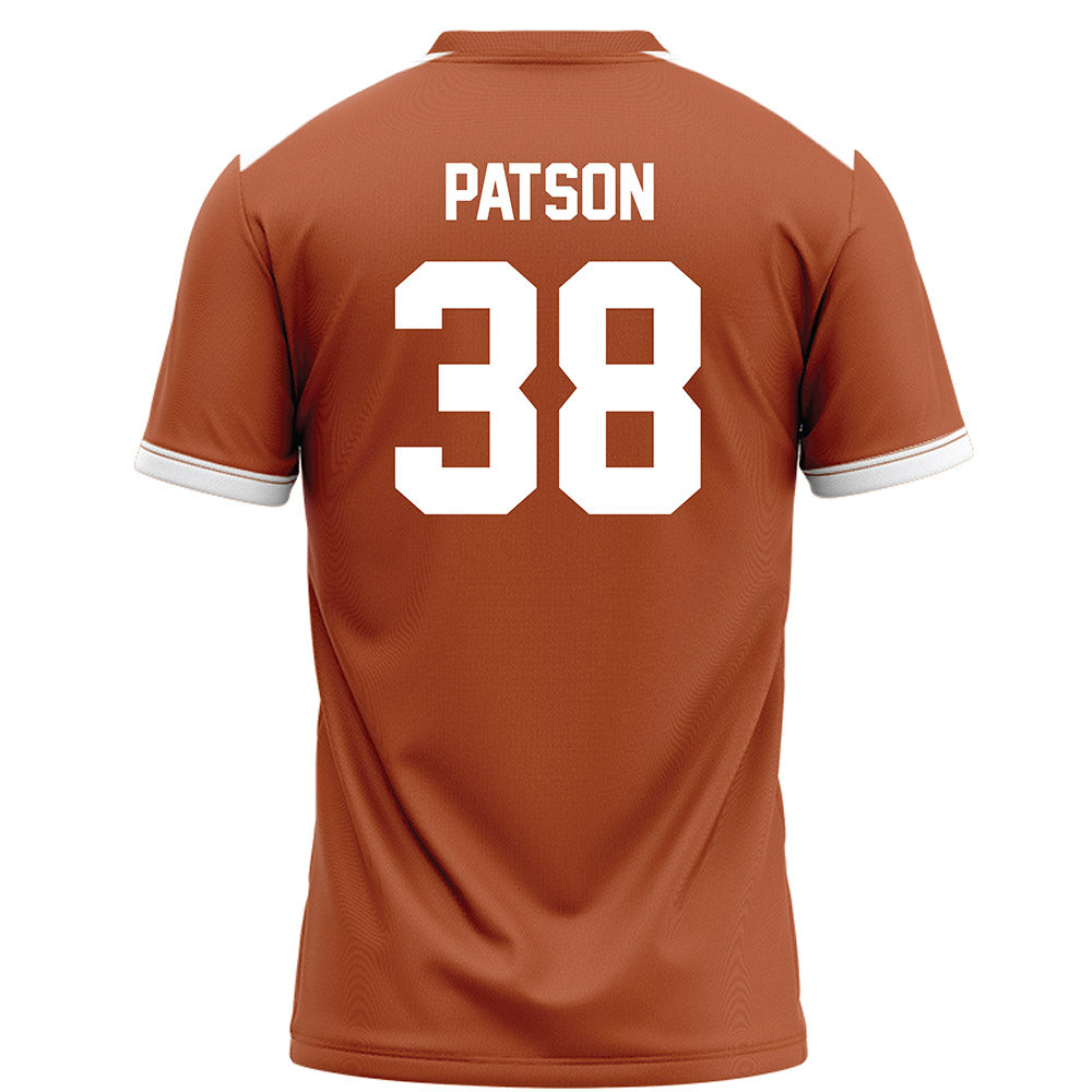 Texas - NCAA Football : Remy Patson - Orange Football Jersey