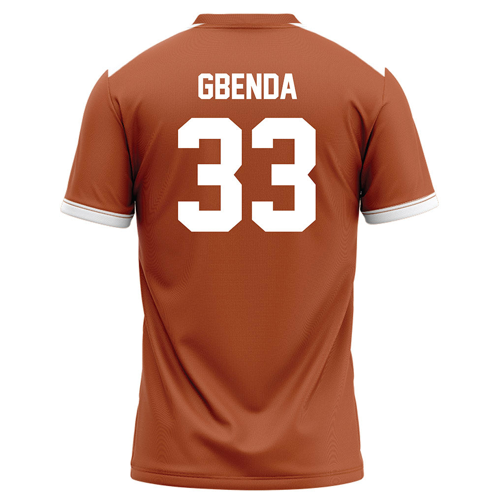 Texas - NCAA Football : David Gbenda - Football Jersey