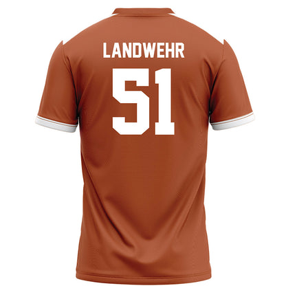 Texas - NCAA Football : Marshall Landwehr - Football Jersey