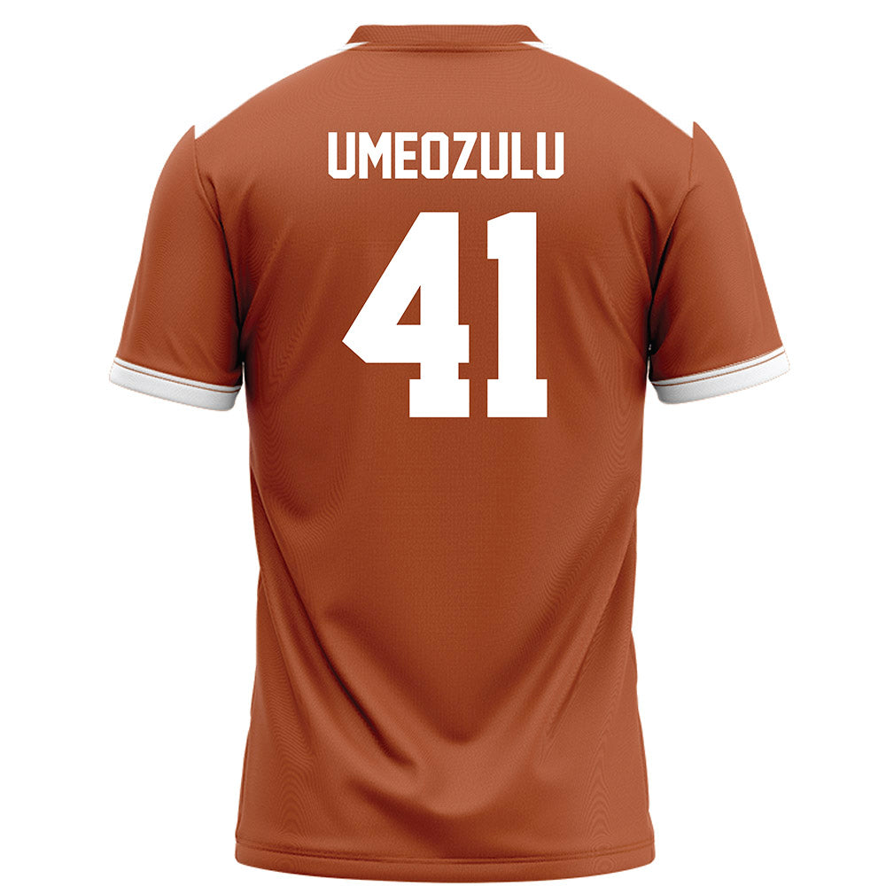 Texas - NCAA Football : Ziky Umeozulu - Orange Football Jersey