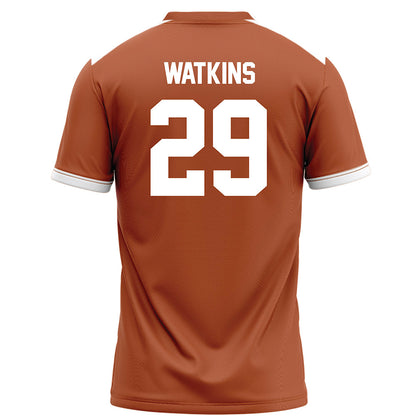 Texas - NCAA Football : Reid Watkins - Orange Football Jersey