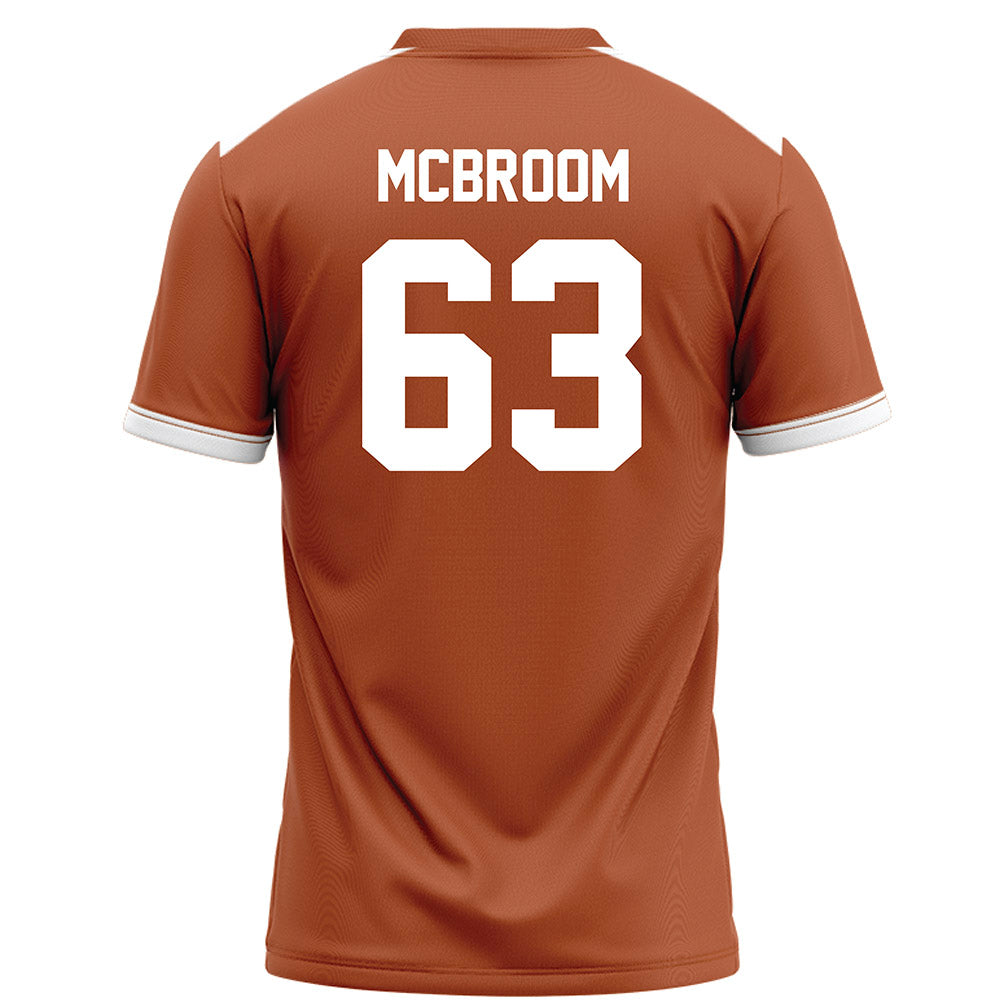 Texas - NCAA Football : Rick Mcbroom - Football Jersey