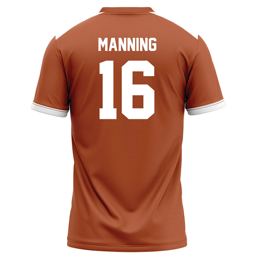 Texas - NCAA Football : Arch Manning - Orange Football Jersey-1