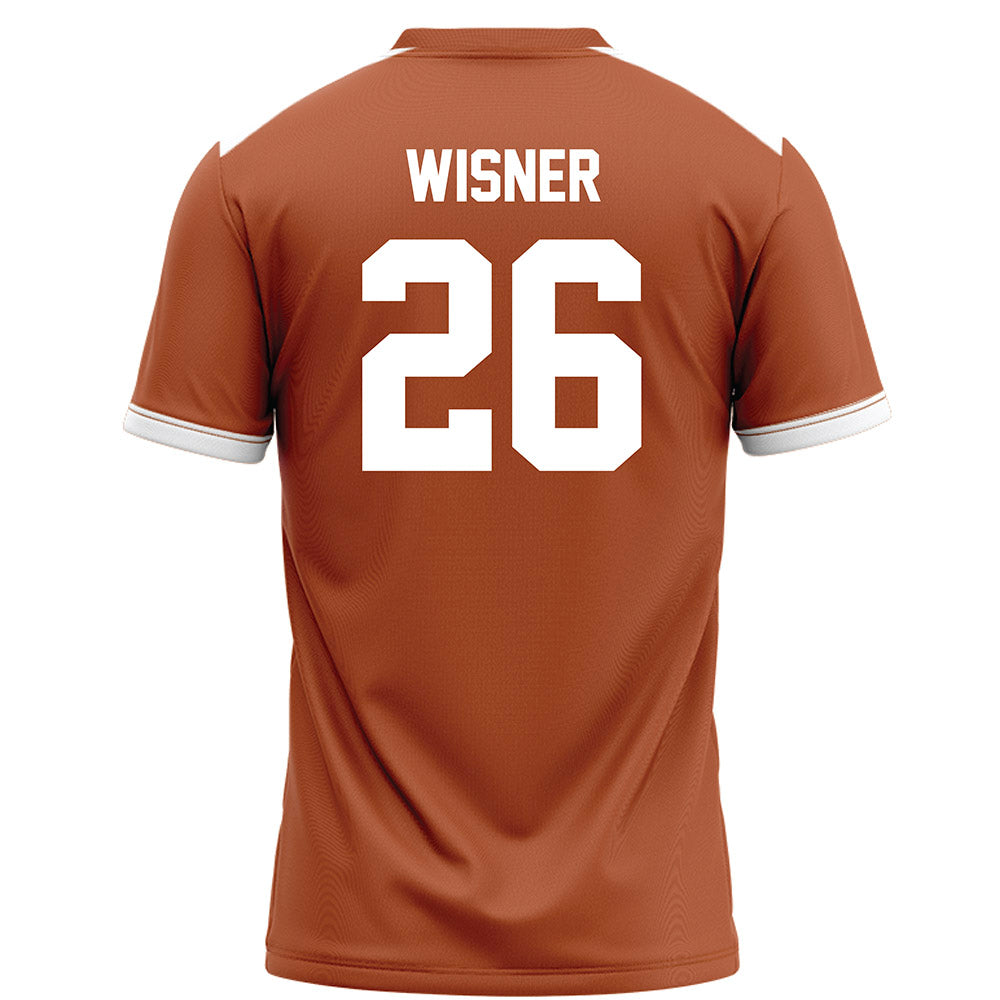 Texas - NCAA Football : Quintrevion Wisner - Orange Football Jersey