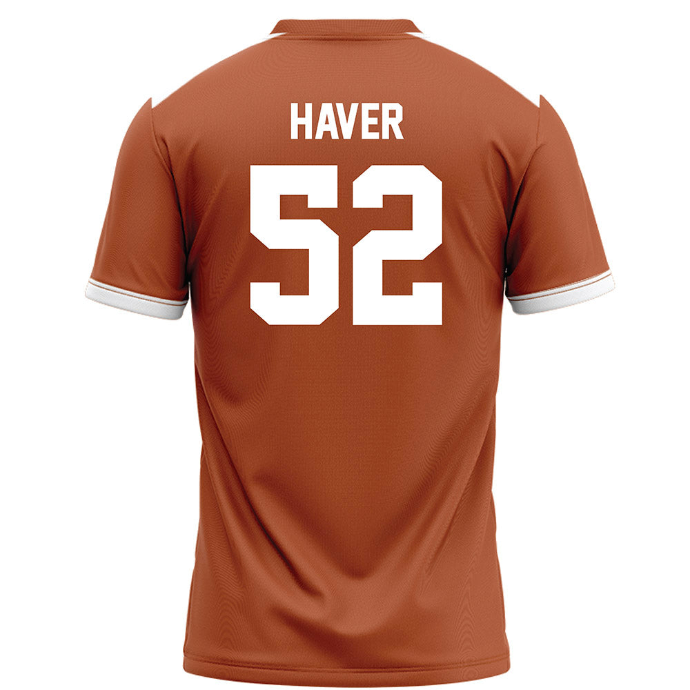 Texas - NCAA Football : Tate Haver - Football Jersey