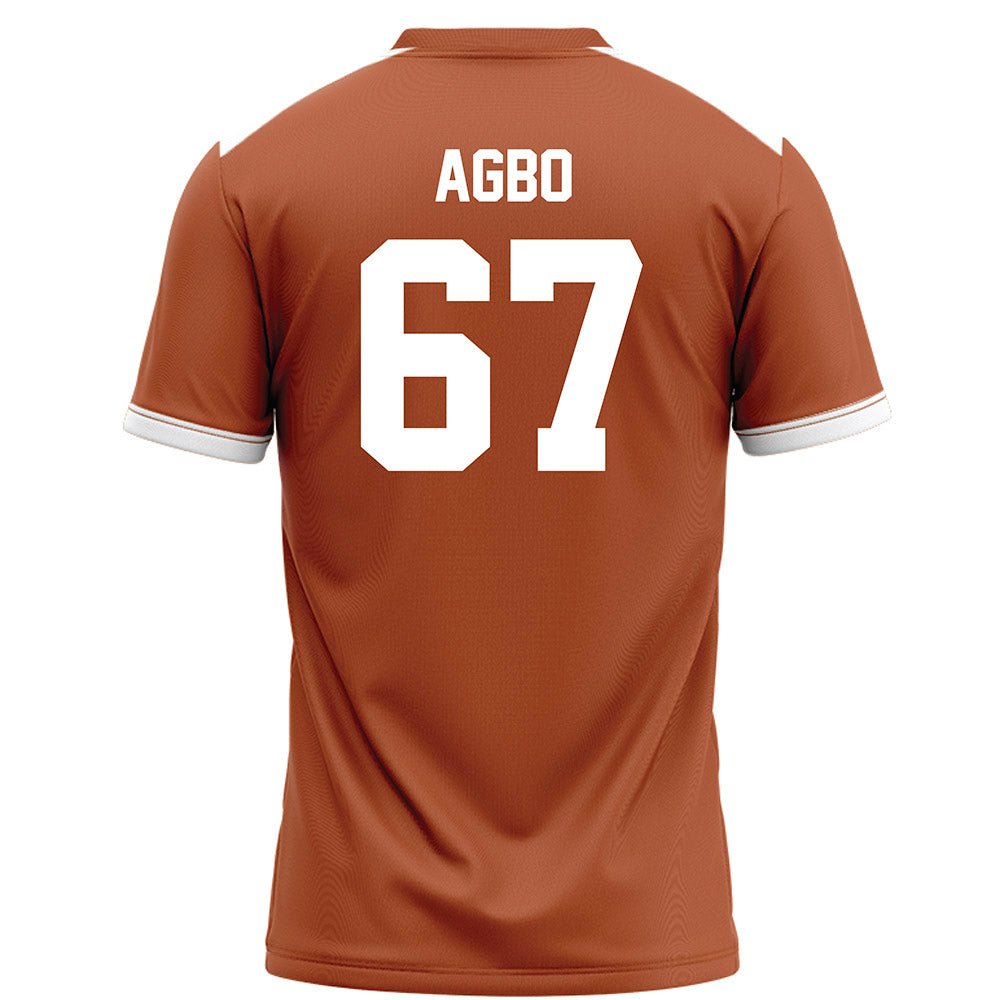 Texas - NCAA Football : Malik Agbo - Orange Football Jersey