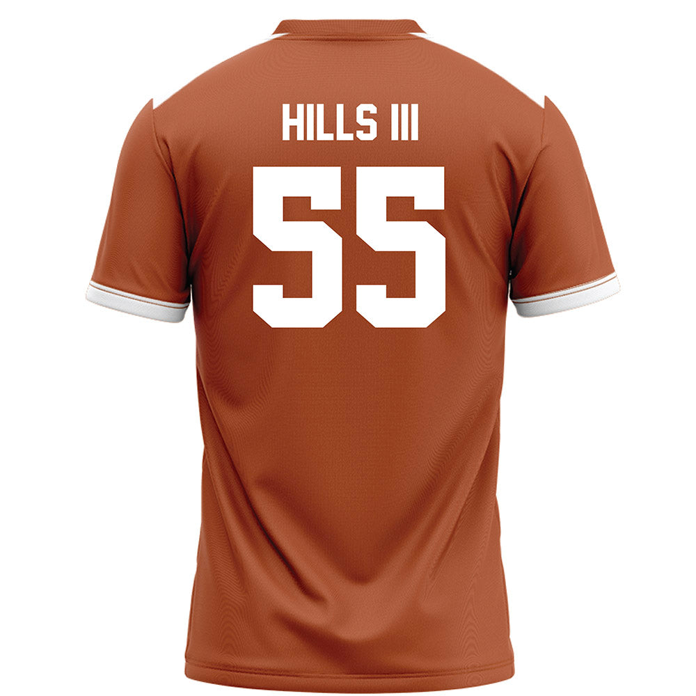 Texas - NCAA Football : Melvin Hills Iii - Football Jersey