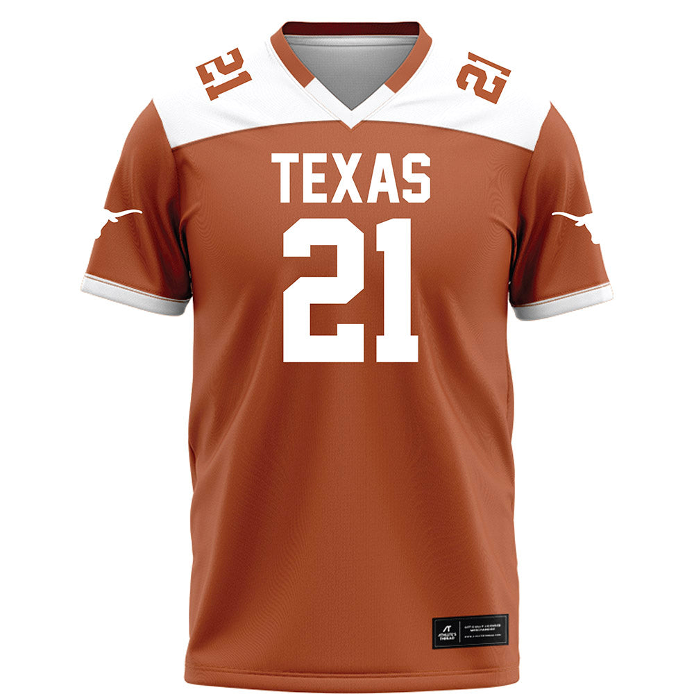 Texas - NCAA Football : Xavier Filsaime - Orange Football Jersey