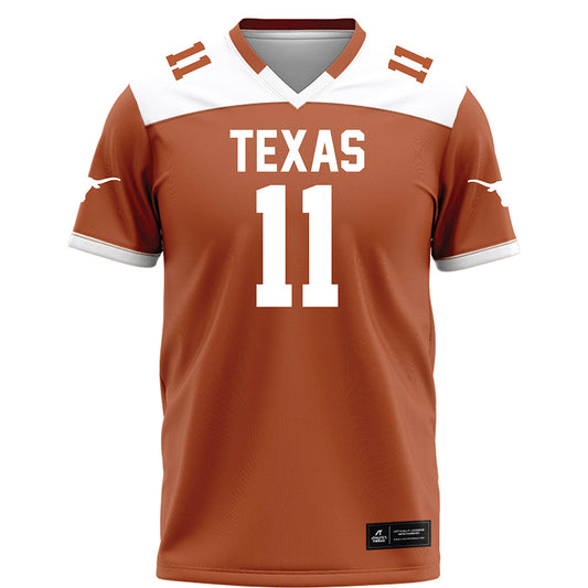 Texas - NCAA Football : Michael Terry - Orange Football Jersey-0