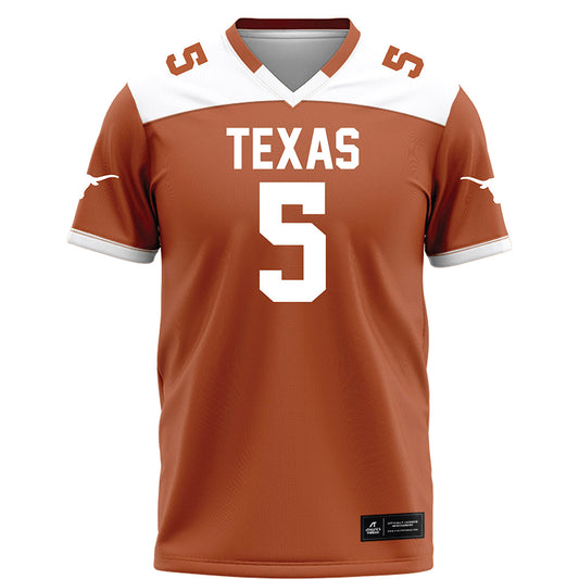 Texas - NCAA Football : Quintrevion Wisner - Orange Football Jersey-0
