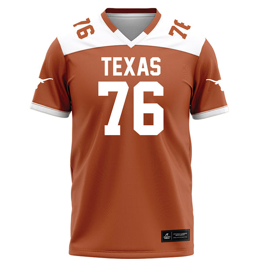 Texas - NCAA Football : Jackson Christian - Orange Football Jersey-0