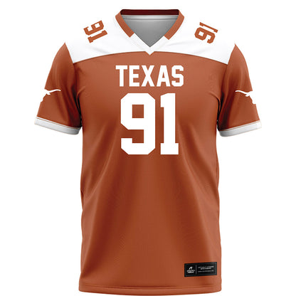 Texas - NCAA Football : Ethan Burke - Orange Football Jersey