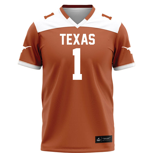 Texas - NCAA Football : Jaylon Guilbeau - Orange Football Jersey