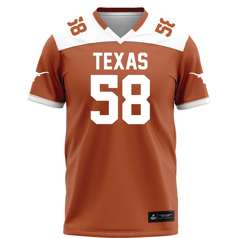 Texas - NCAA Football : Lance St Louis - Orange Football Jersey