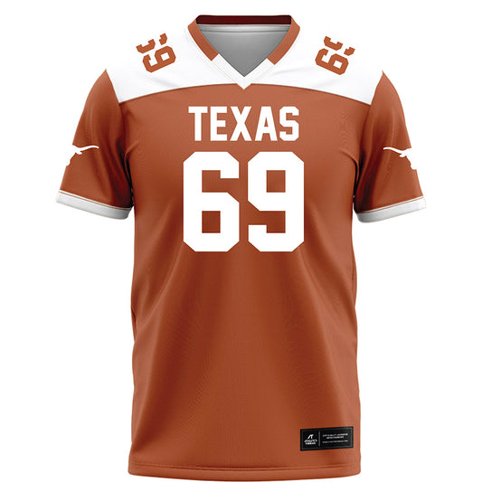 Texas - NCAA Football : Max Merril - Orange Football Jersey