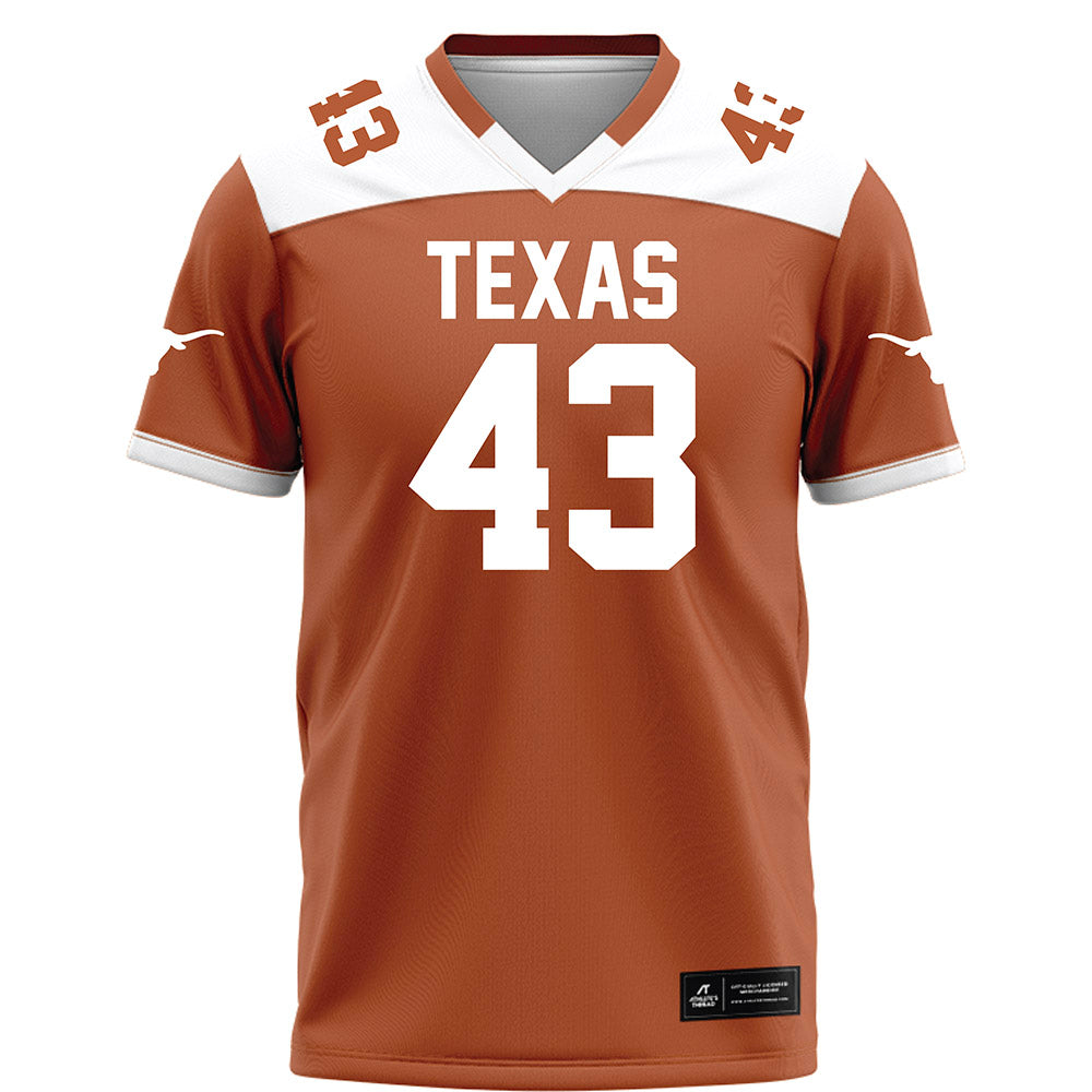 Texas - NCAA Football : Eric Garza - Football Jersey