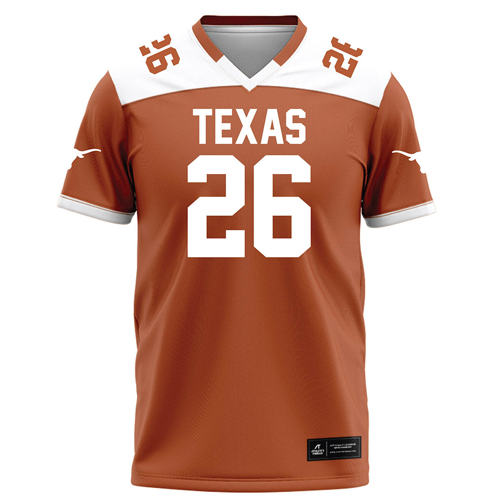 Texas - NCAA Football : Quintrevion Wisner - Orange Football Jersey