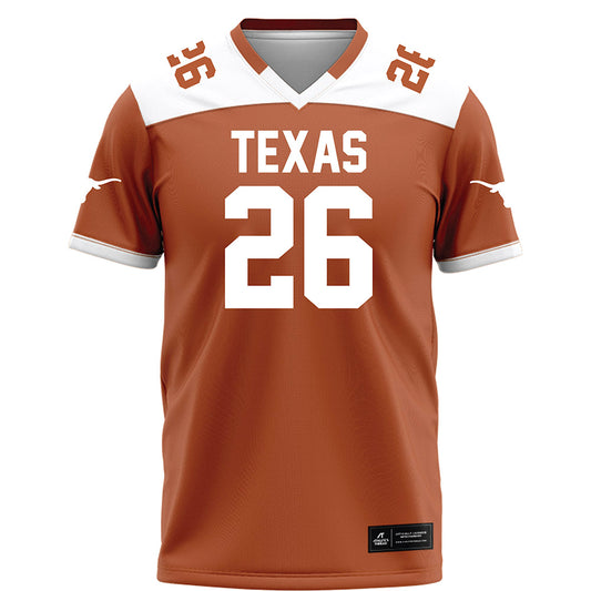 Texas - NCAA Football : Quintrevion Wisner - Orange Football Jersey