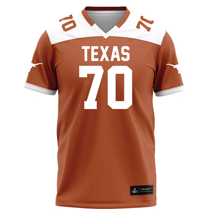 Texas - NCAA Football : Nate Kibble - Orange Football Jersey