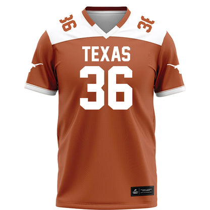 Texas - NCAA Football : Quinn Merritt - Orange Football Jersey