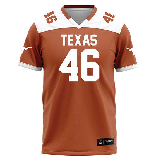 Texas - NCAA Football : Olalekan Orogbo - Orange Football Jersey-0