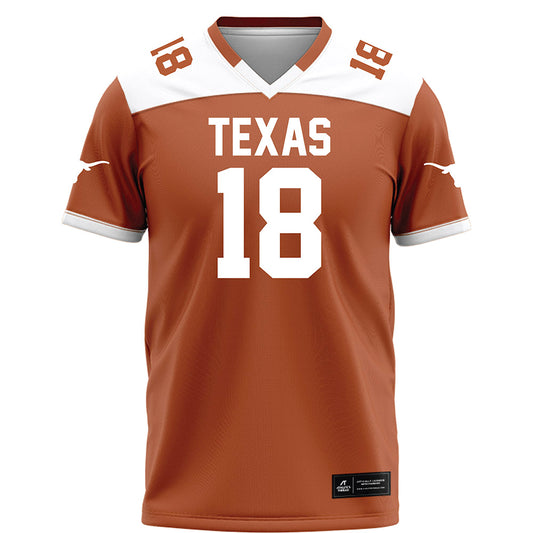 Texas - NCAA Football : Joe Tatum - Orange Football Jersey