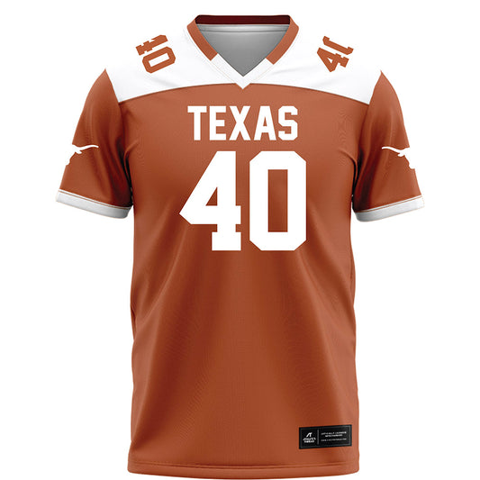 Texas - NCAA Football : Lance Jackson - Orange Football Jersey-0