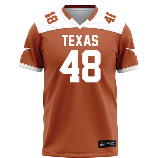 Texas - NCAA Football : Jackson Duffey - Orange Football Jersey-0