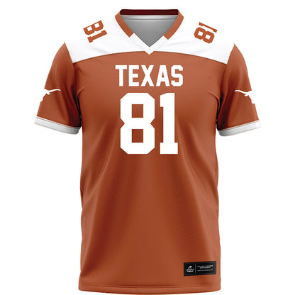 Texas - NCAA Football : Juan Davis - Orange Football Jersey