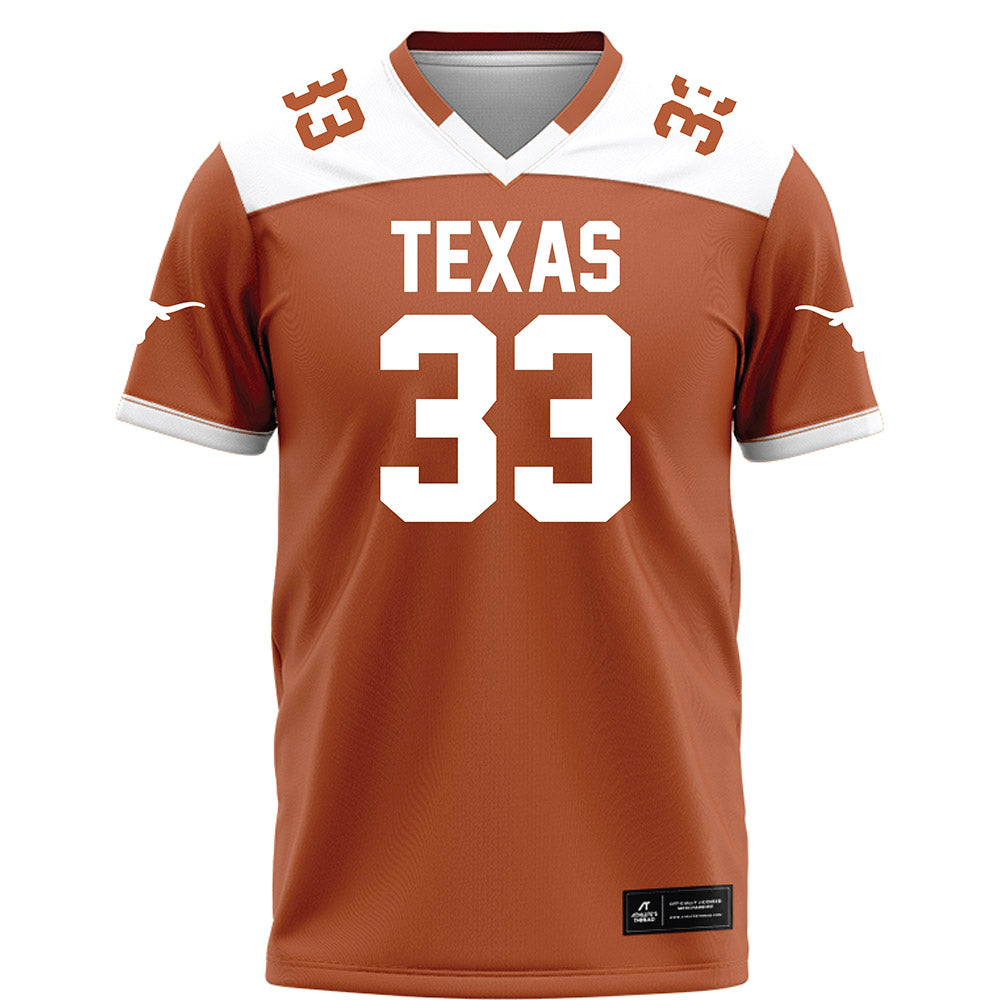 Texas - NCAA Football : David Gbenda - Football Jersey