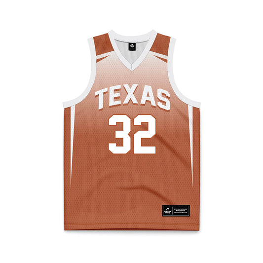 Texas - NCAA Women's Basketball : Ndjakalenga Mwenentanda - Orange Basketball Jersey