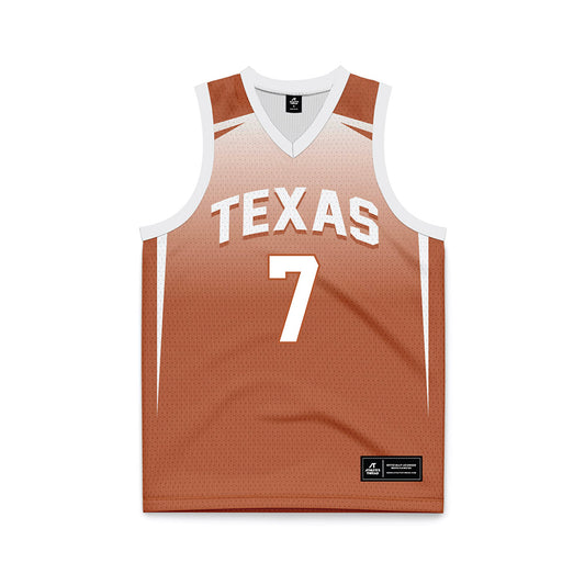 Texas - NCAA Women's Basketball : Jordan Lee - Orange Basketball Jersey-0