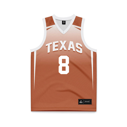 Texas - NCAA Women's Basketball : Grace Prenter - Orange Basketball Jersey-0